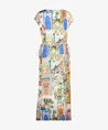 Geisha Midi Jurk Allover Print