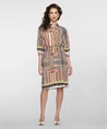 Geisha Midi Jurk Allover Print