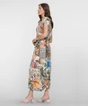 Geisha Midi Jurk Allover Print