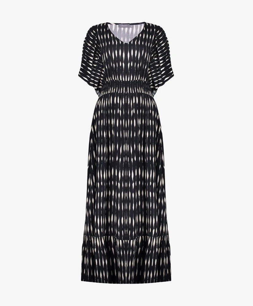 Geisha Midi Jurk Allover Print