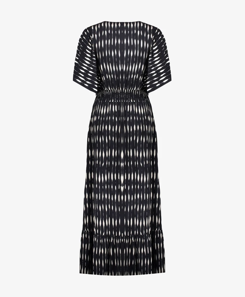 Geisha Midi Jurk Allover Print
