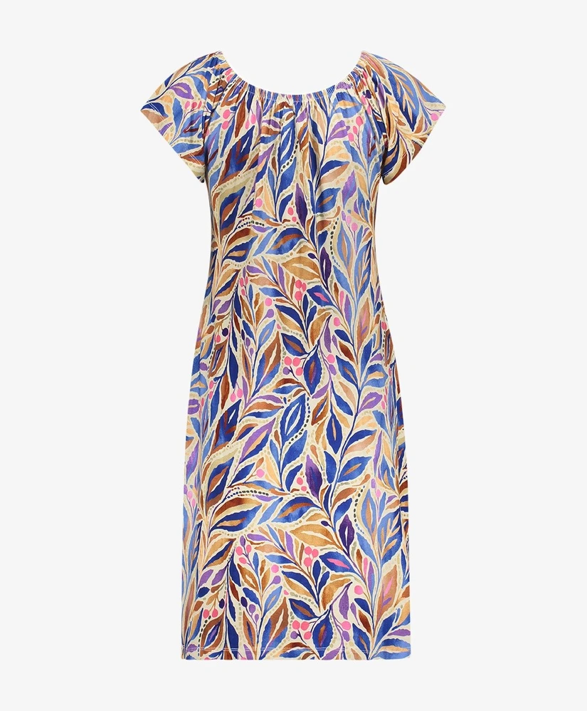 Geisha Midi Jurk Allover Print