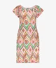 Geisha Midi Jurk Allover Print