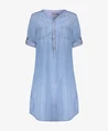 Geisha Midi Jurk Denim