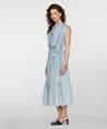 Geisha Midi Jurk Denim