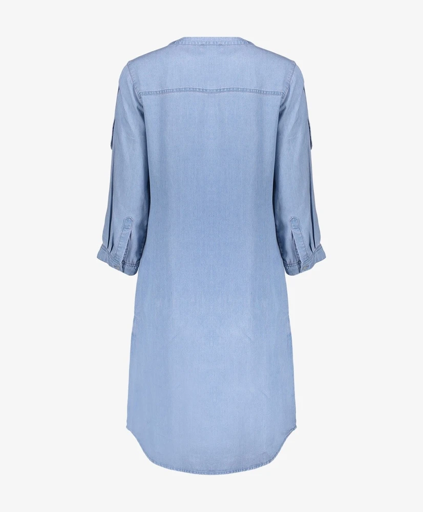 Geisha Midi Jurk Denim