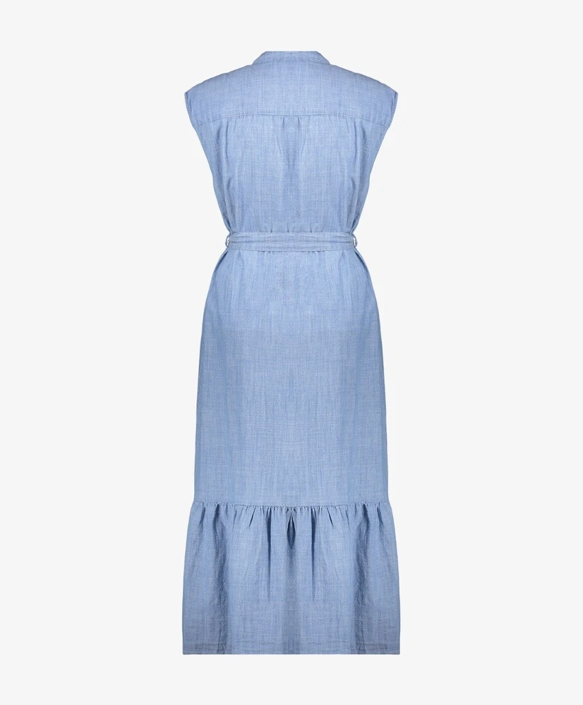Geisha Midi Jurk Denim