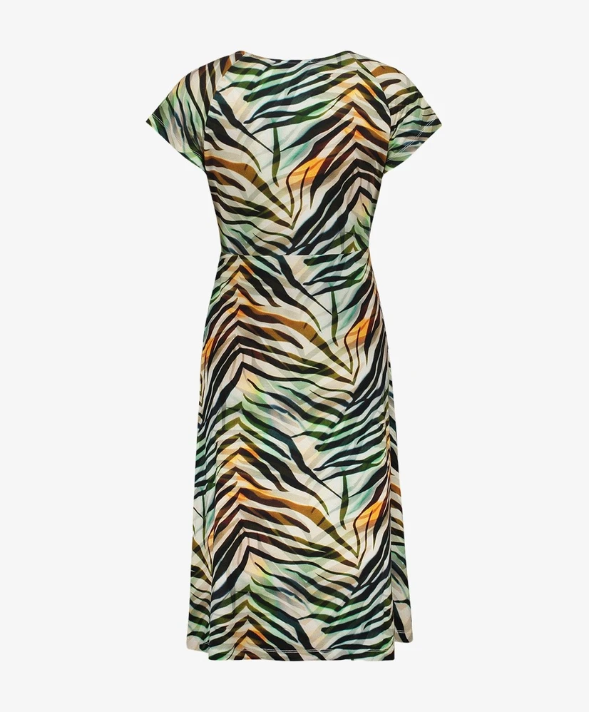 Geisha Midi Jurk Jersey Print