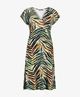 Geisha Midi Jurk Jersey Print