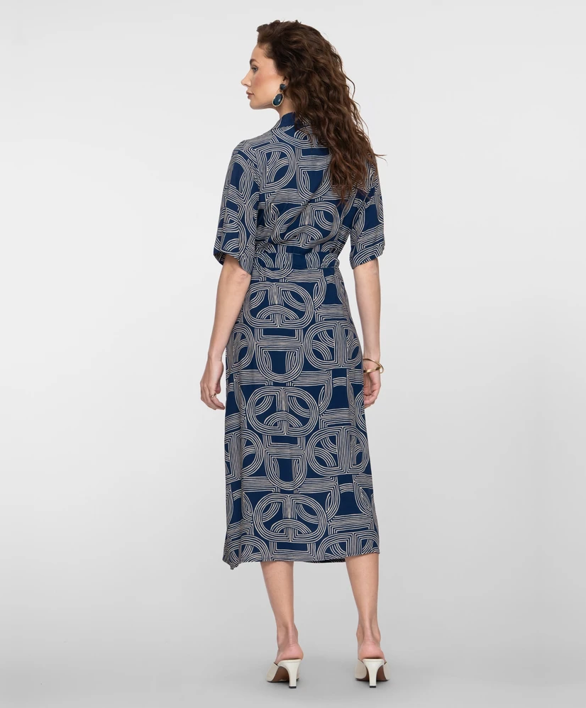 Geisha Midi Jurk Road