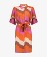 Geisha Midi Jurk Wavy