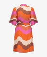 Geisha Midi Jurk Wavy