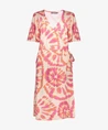 Geisha Midi Omslagjurk Dye Print