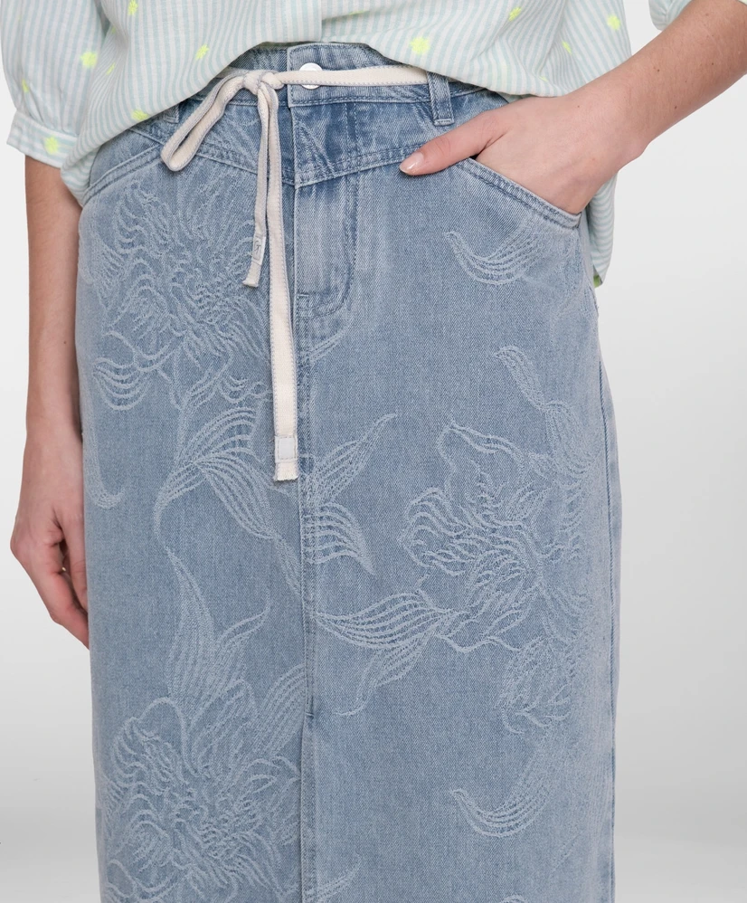 Geisha Midi Rok Flowers