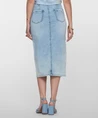 Geisha Midi Rok Uni Jeans