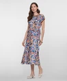 Geisha Midi Rok Uni Skirt long jersey AOP