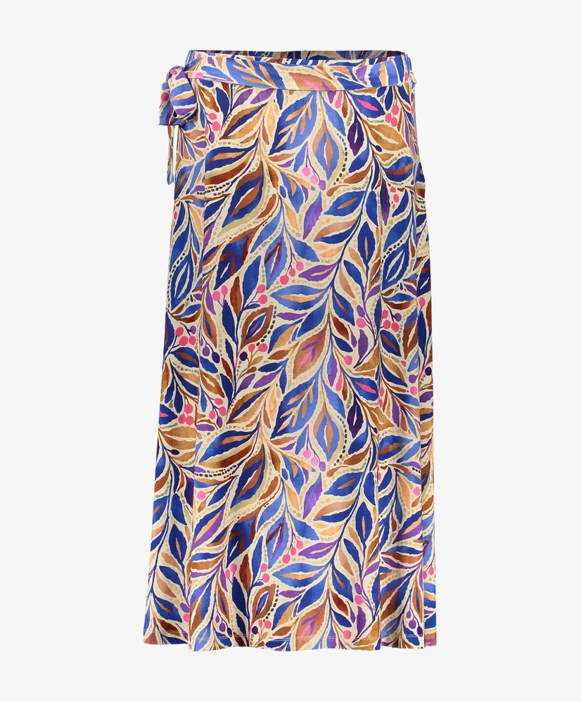 Geisha Midi Rok Uni Skirt long jersey AOP