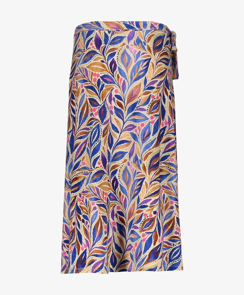 Geisha Midi Rok Uni Skirt long jersey AOP