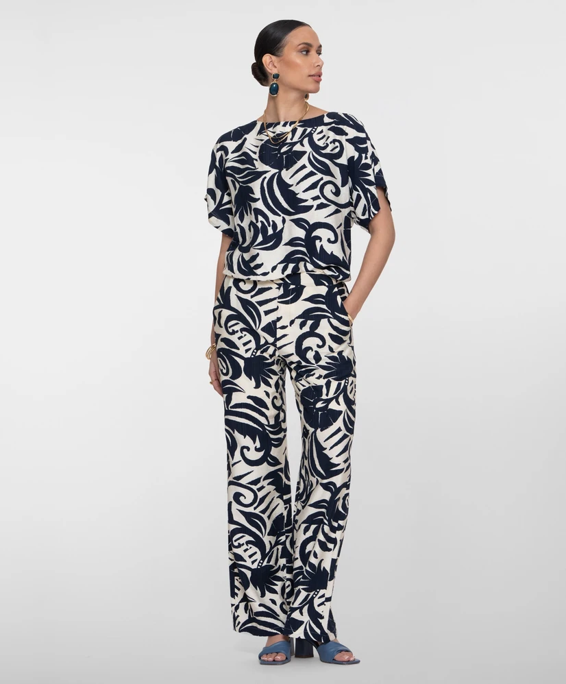 Geisha Pantalon Flower