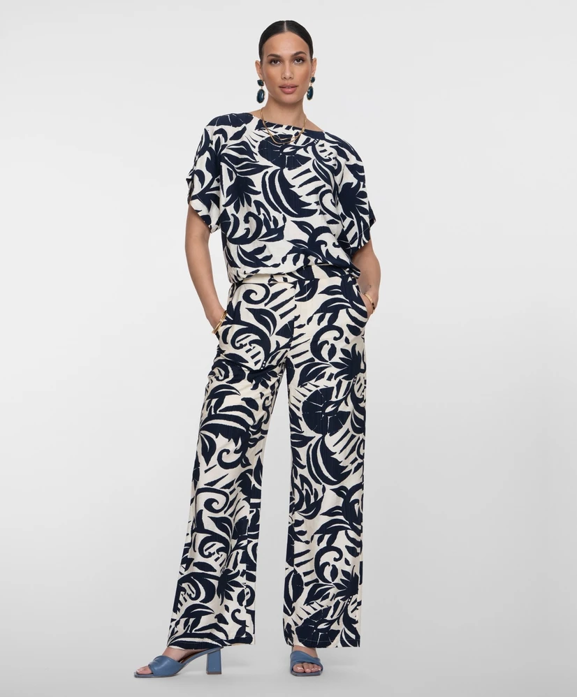 Geisha Pantalon Flower