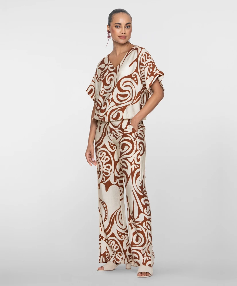 Geisha Pantalon Swirl
