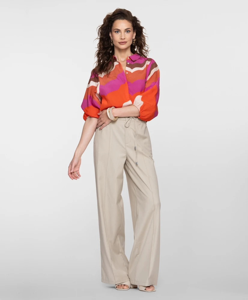 Geisha Pantalon Wide Leg Flowy