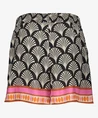 Geisha Short Colourblock Print