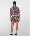 Geisha Short Colourblock Print