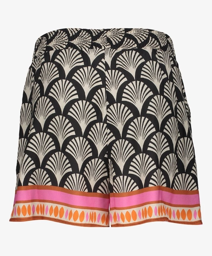Geisha Short Colourblock Print