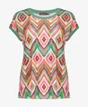 Geisha T-shirt Rib Jersey Allover Print