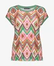 Geisha T-shirt Rib Jersey Allover Print