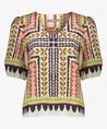 Geisha Top Allover Print