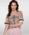 Geisha Top Allover Print