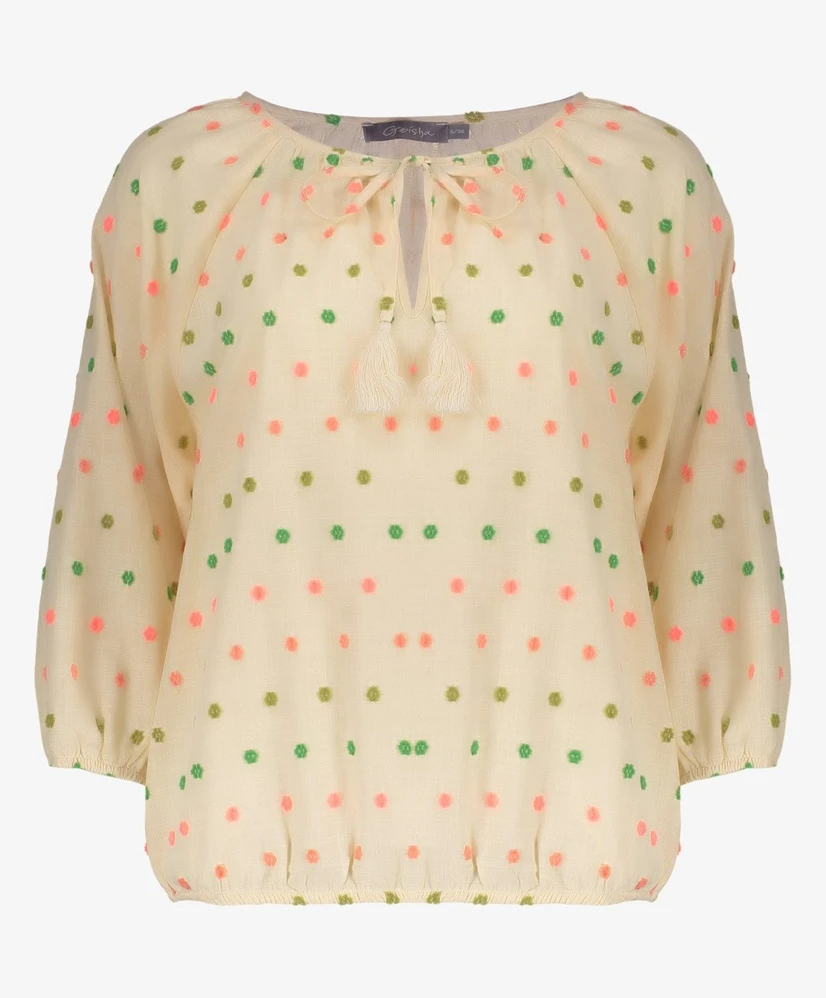 Geisha Top Polkadot