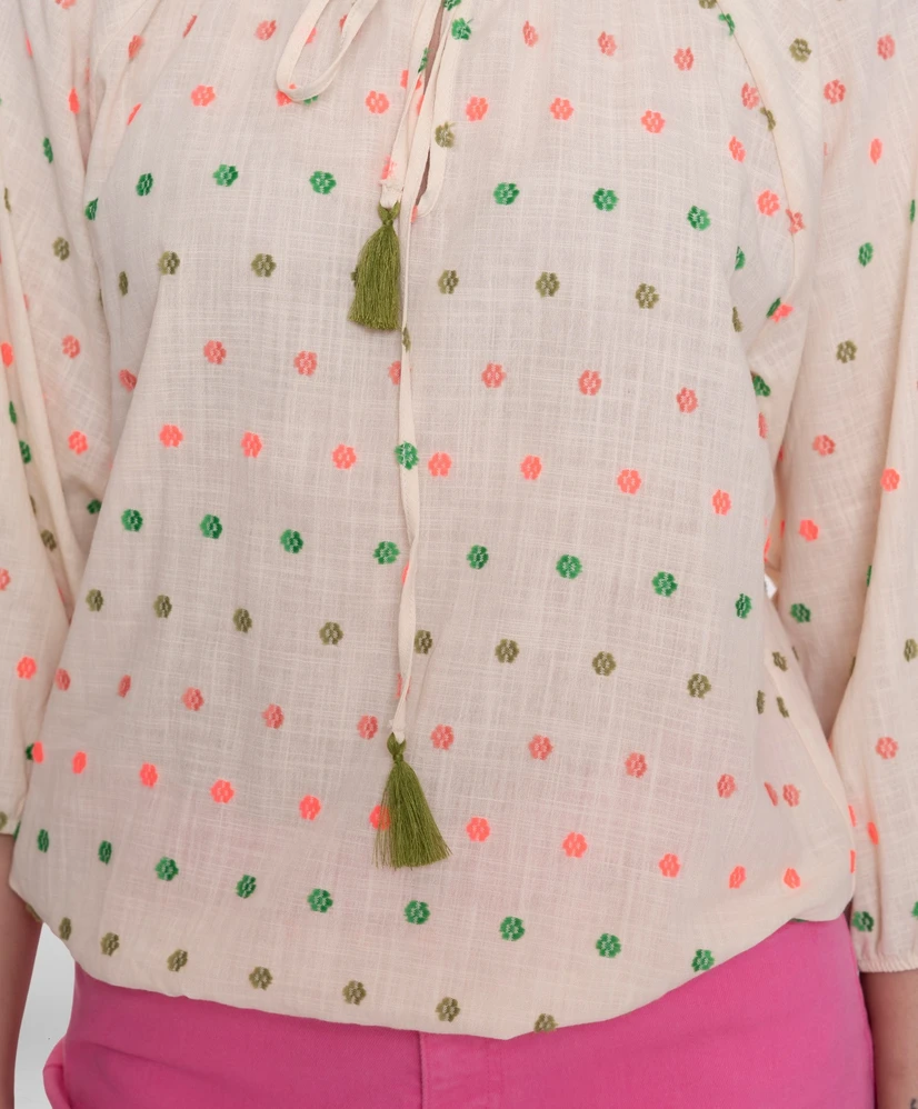 Geisha Top Polkadot
