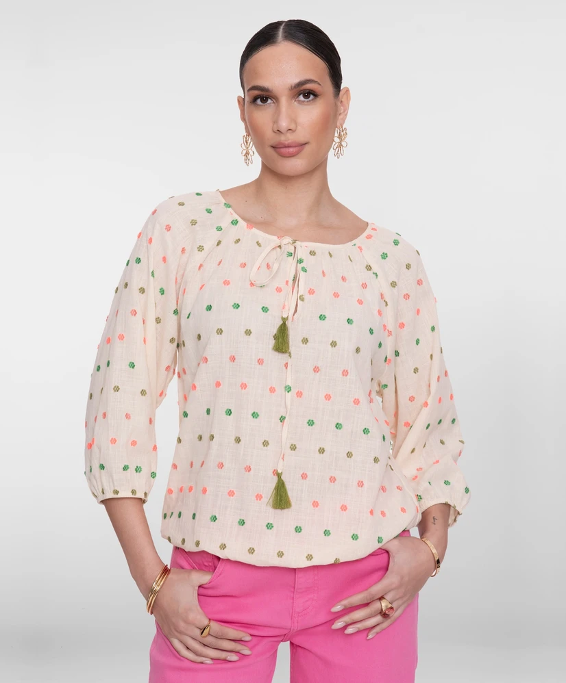 Geisha Top Polkadot