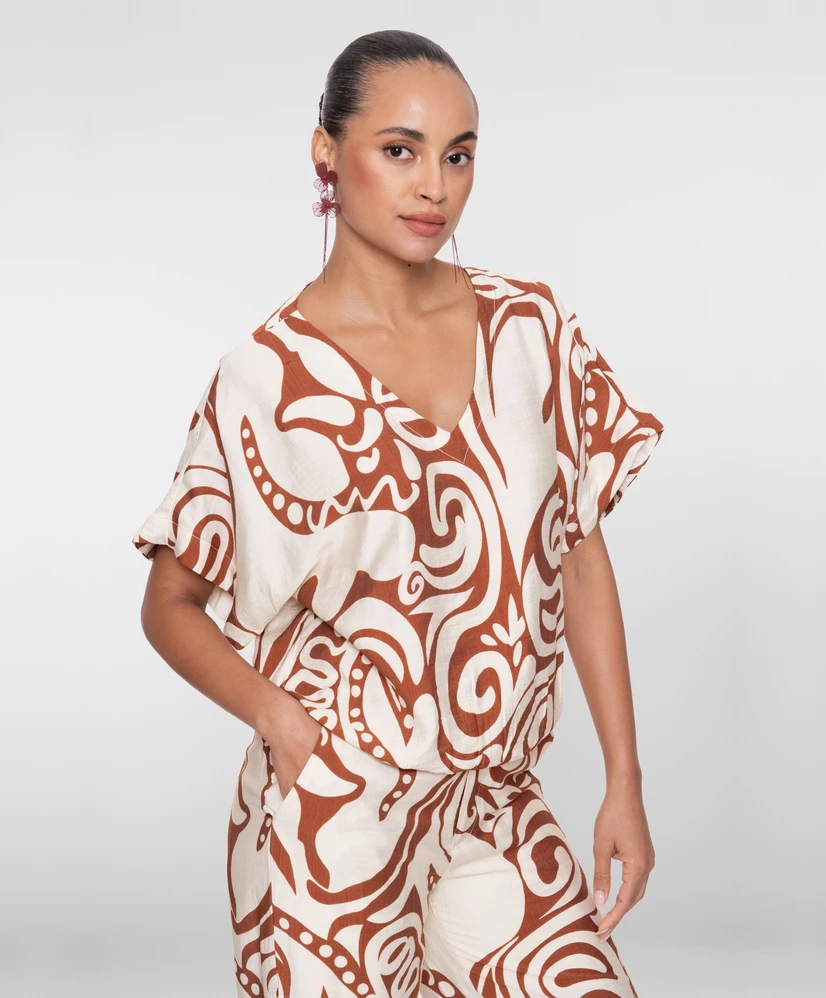 Geisha Top Swirl