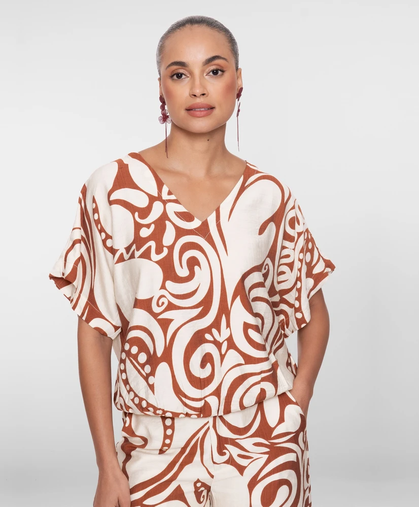 Geisha Top Swirl