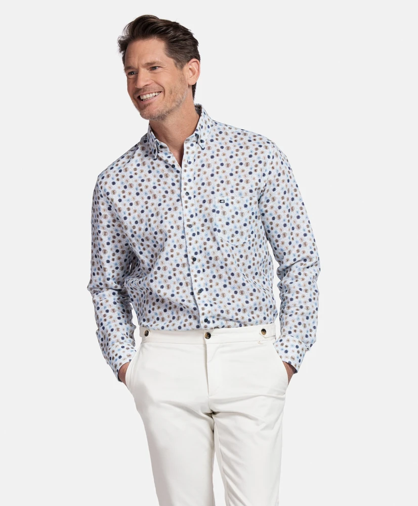 Giordano Overhemd Bloemenprint