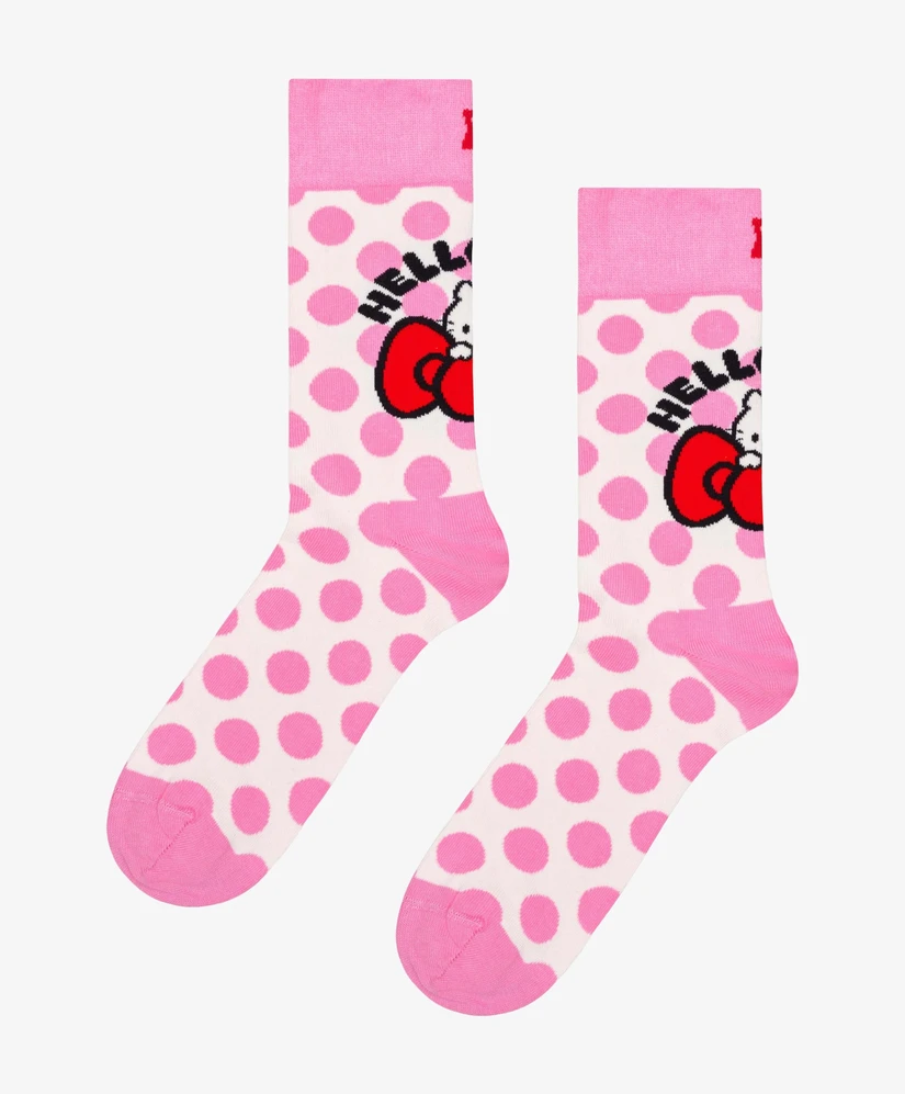 Happy Socks Sokken Hello Kitty Pink Dot