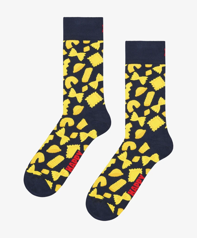 Happy Socks Sokken Pasta & Scooters 2-Pack