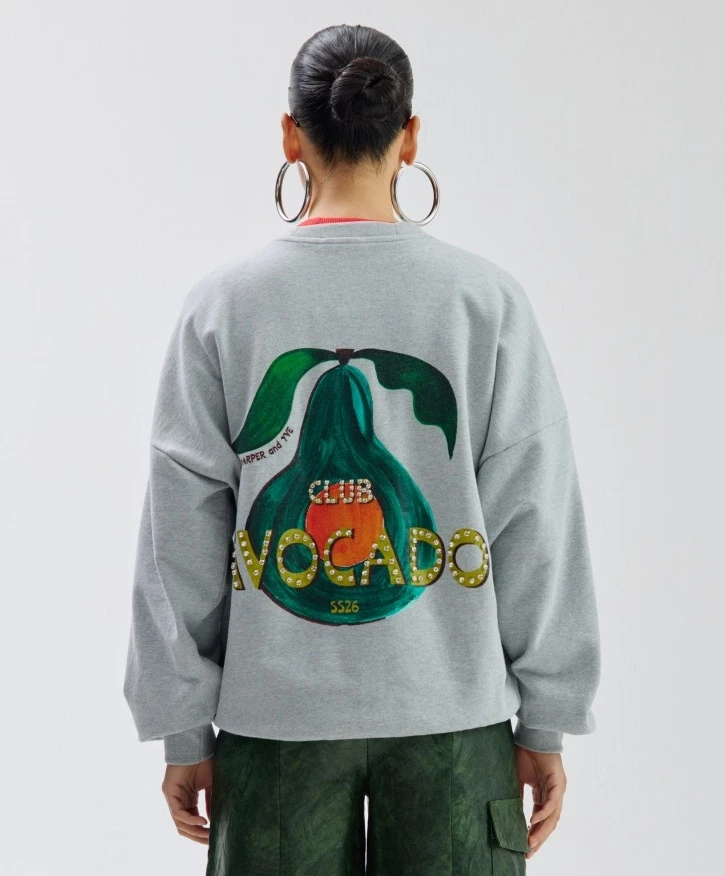 Harper & Yve Sweater Club Avocado