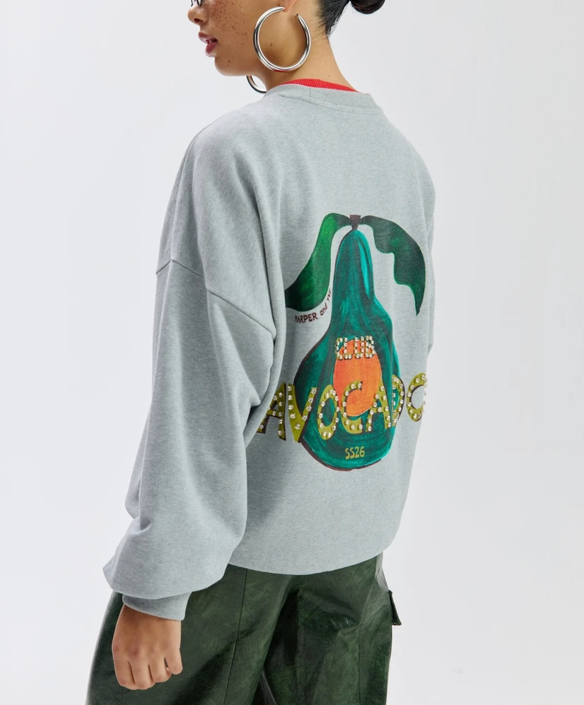 Harper & Yve Sweater Club Avocado