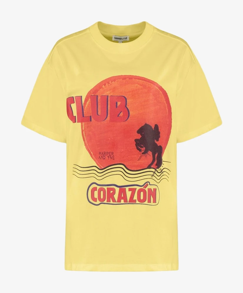 Harper & Yve T-shirt Club Corazon