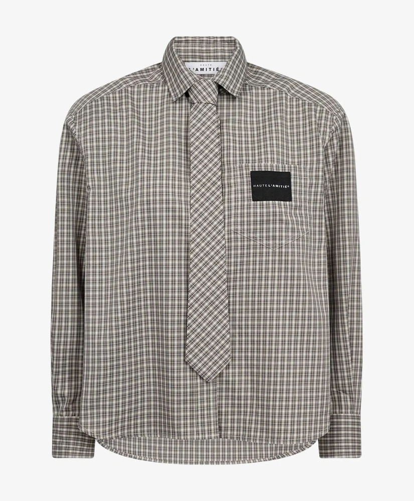 Haute L'Amitié Blouse Chess Tie
