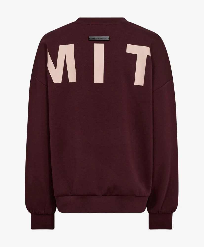 Haute L'amitié Sweater Maxi Split Logo