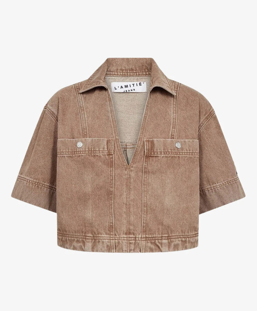 Haute L'Amitié Top Drew Denim