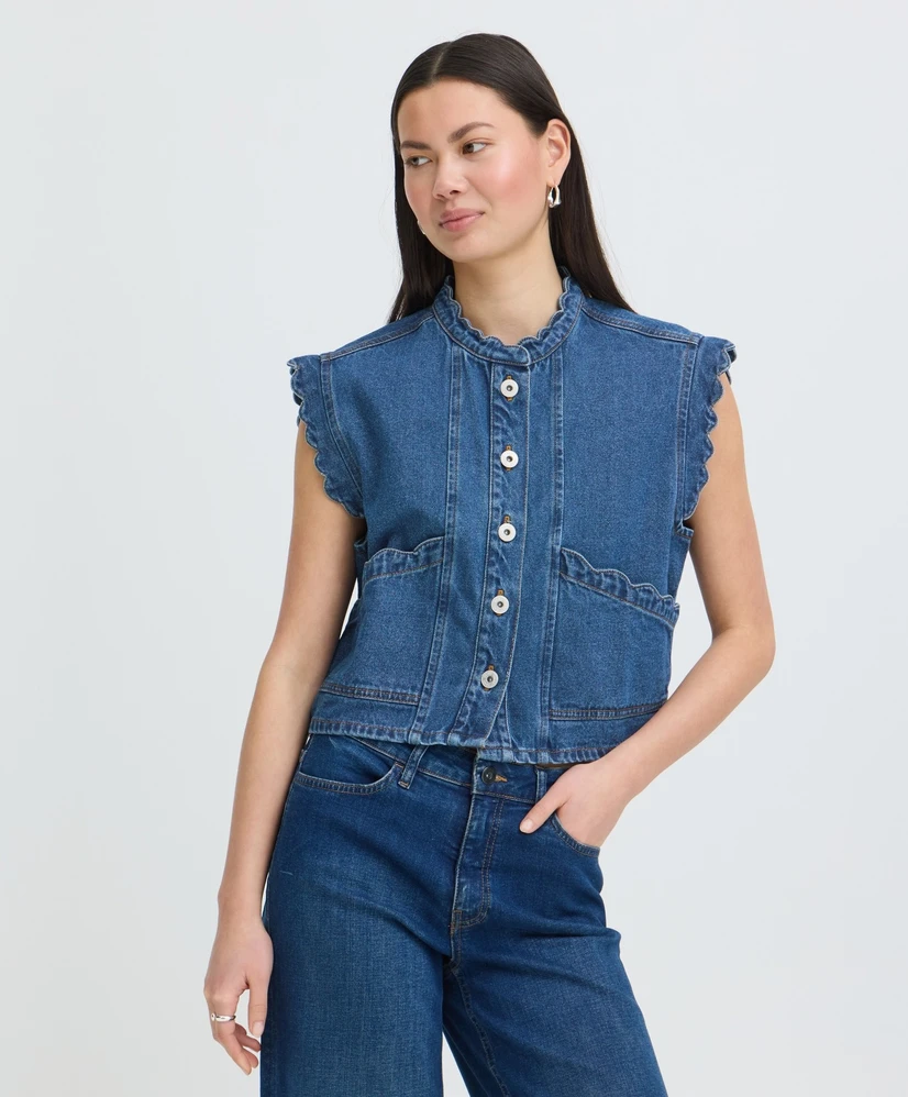 ICHI Spijker Gilet Palou