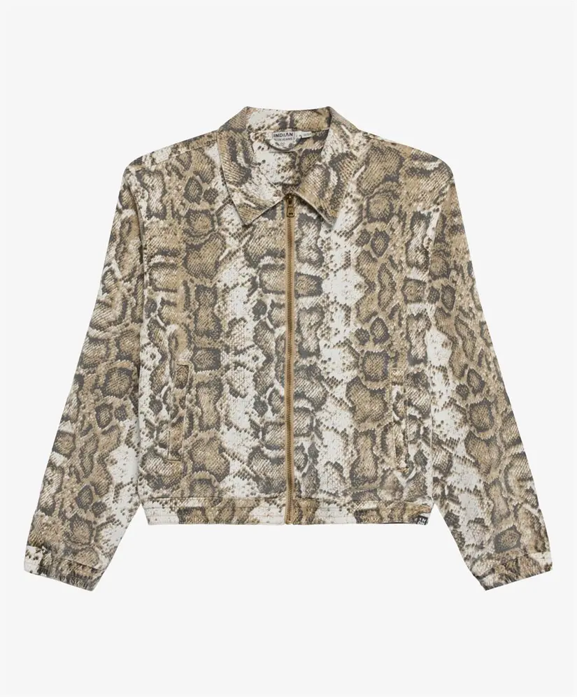 Indian Blue Jeans Jack Snake Print