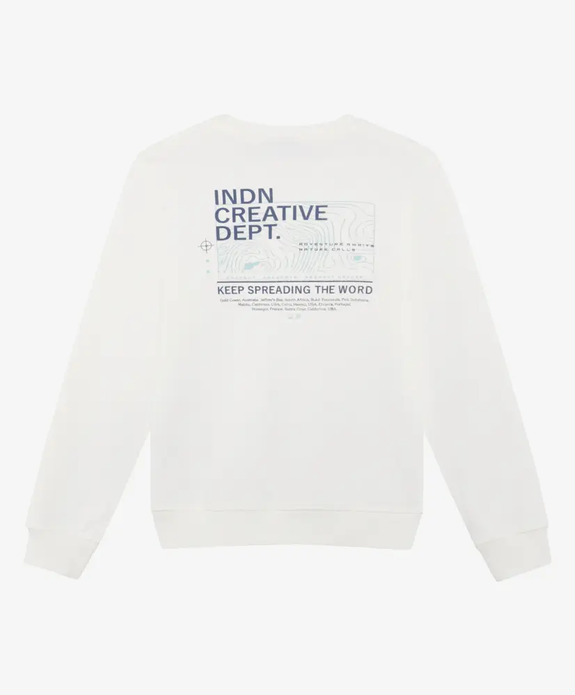 Indian Blue Jeans Sweater Keep Spreading The Word